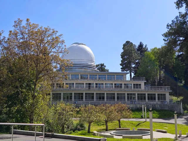 Dome of the Abastumani Astrophysical Observatory on Mount Kanobili