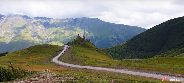 Mountain road to Kazbegi, Georgia