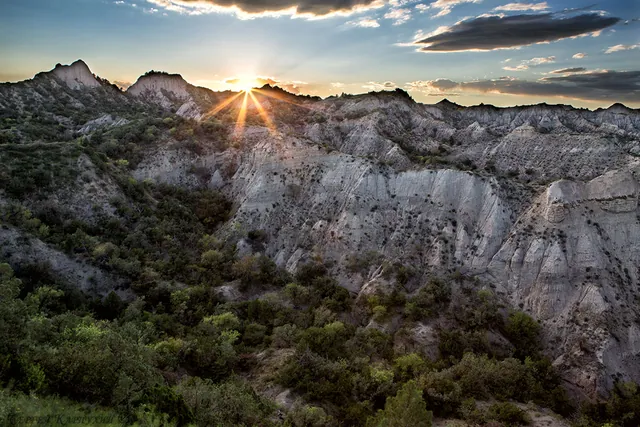 Vashlovani National Park Georgia — semi-desert clay hills and mud volcanoes