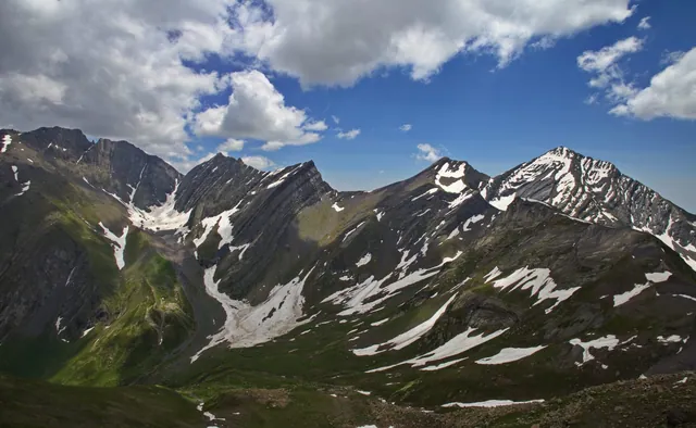 View from the trail to the Geske Pass, Racha